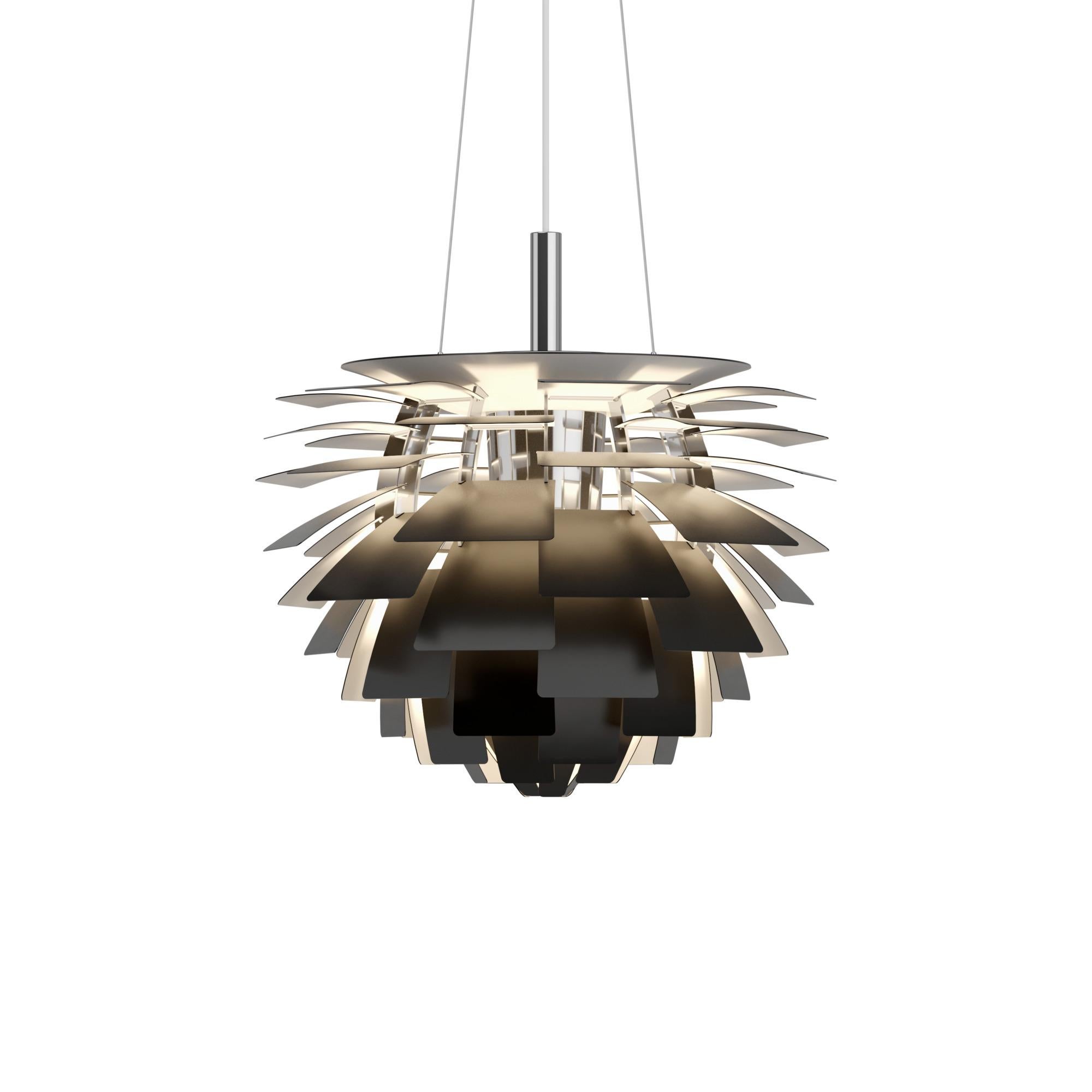 Extra Large Poul Henningsen 'PH Artichoke' Brass Chandelier for Louis Poulsen For Sale 9