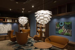 Extra Large Poul Henningsen 'PH Artichoke' Chandelier for Louis Poulsen in White