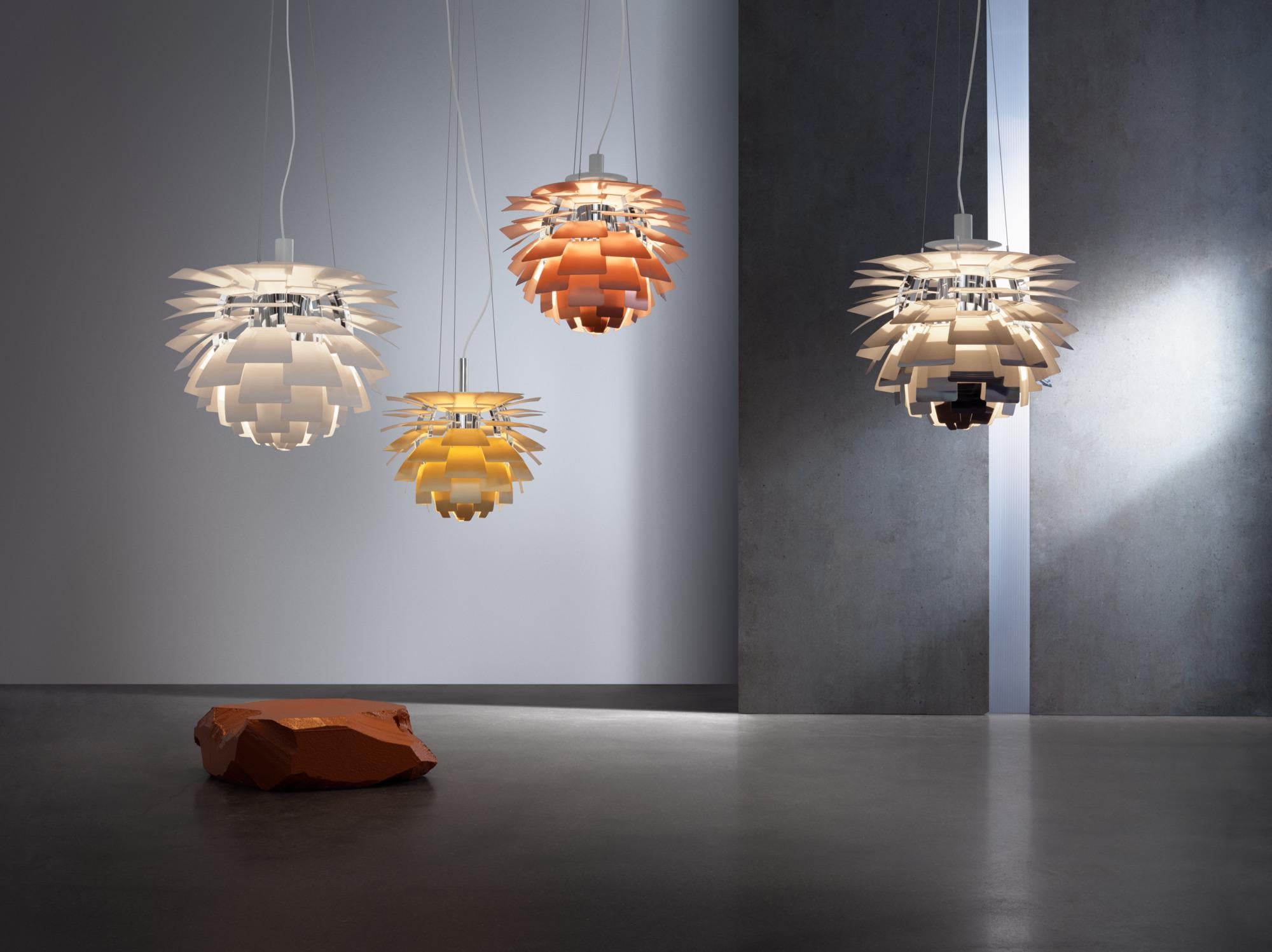 Danish Extra Large Poul Henningsen 'PH Artichoke' Steel Chandelier for Louis Poulsen For Sale