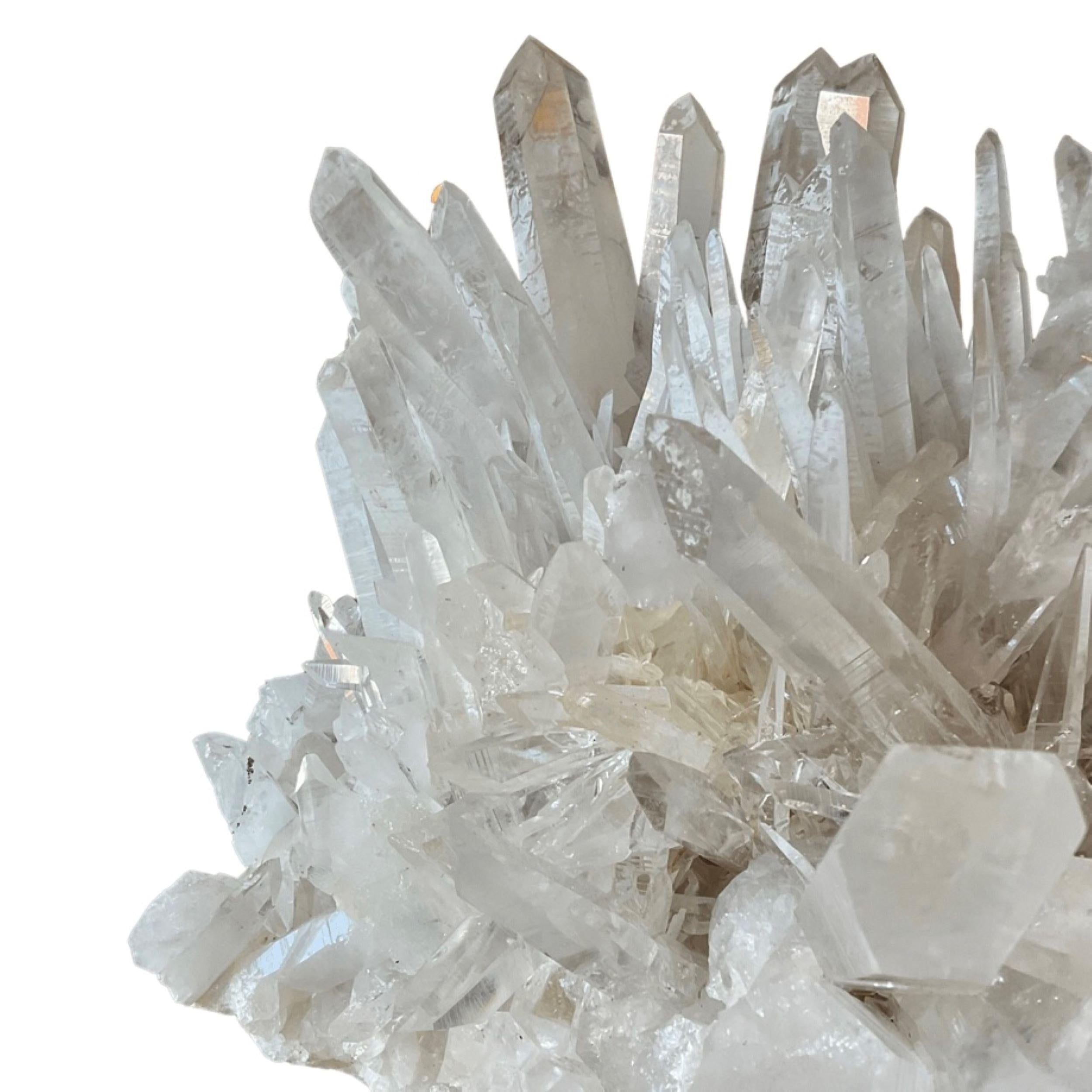 Extra Large Quartz Crystal Generator Free-Standing Cluster In Good Condition In Los Angeles, CA