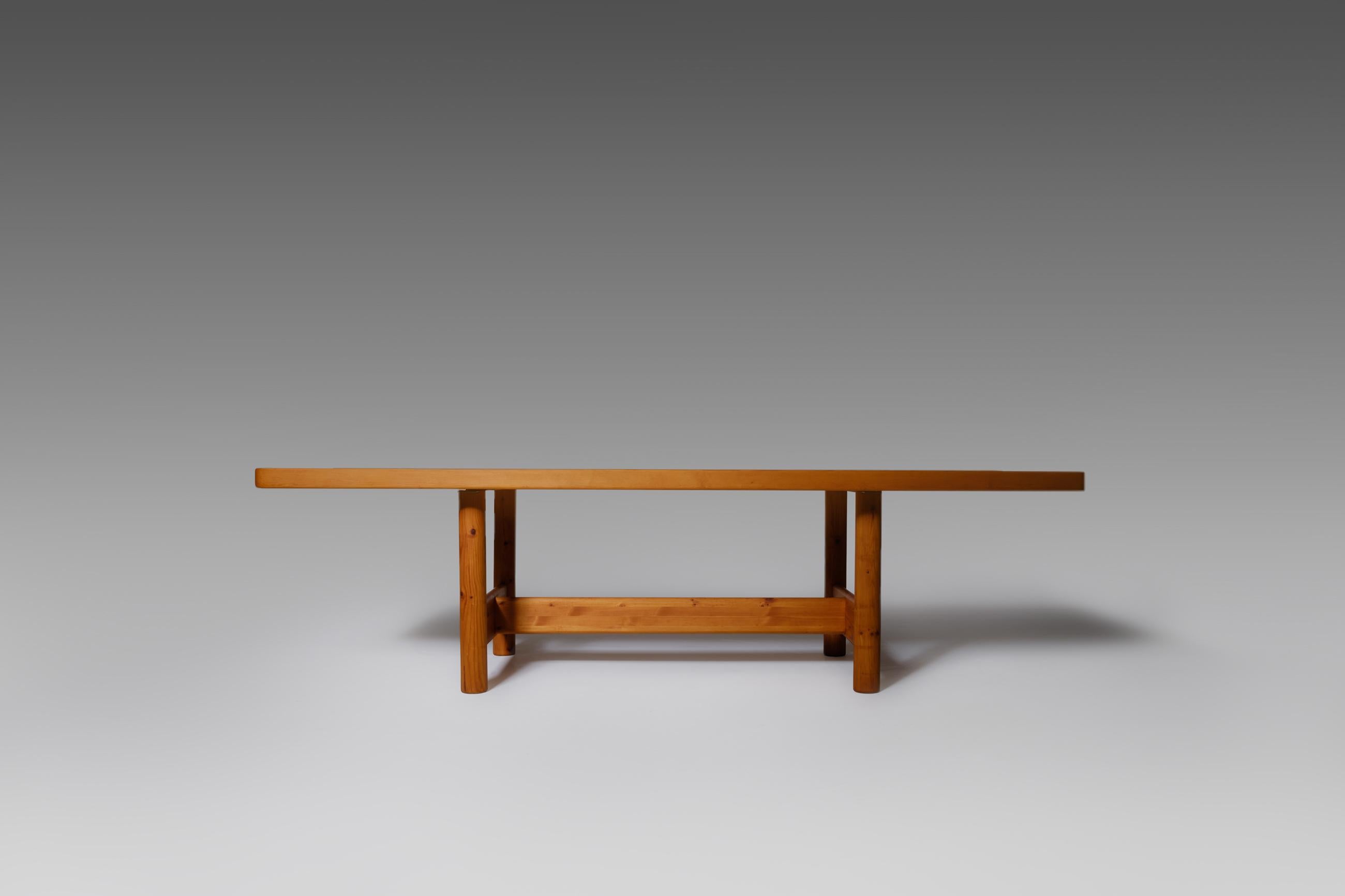 Danish Extra Large Rainer Daumiller Dining Table in Solid Pine