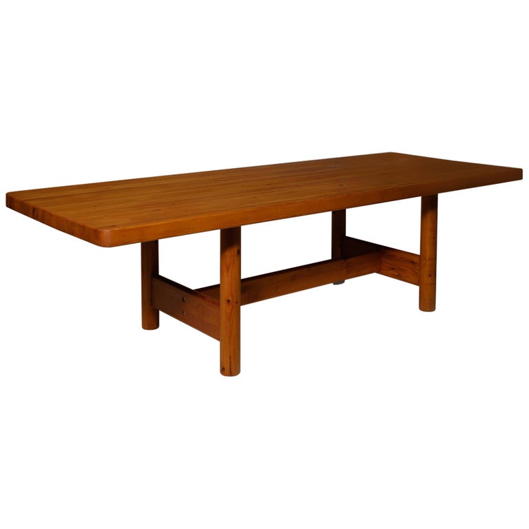 Extra Large Rainer Daumiller Dining Table in Solid Pine at 1stDibs