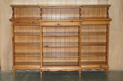 EXTRA LARGE RALPH LAUREN 1.7 METER TALL 2.4 METER WiDE OPEN OAK LIBRARY BOOKCASE