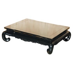 Extra Large Ralph Lauren Beekman Cocktail Tables ou Coffee Table Rare Hardwood