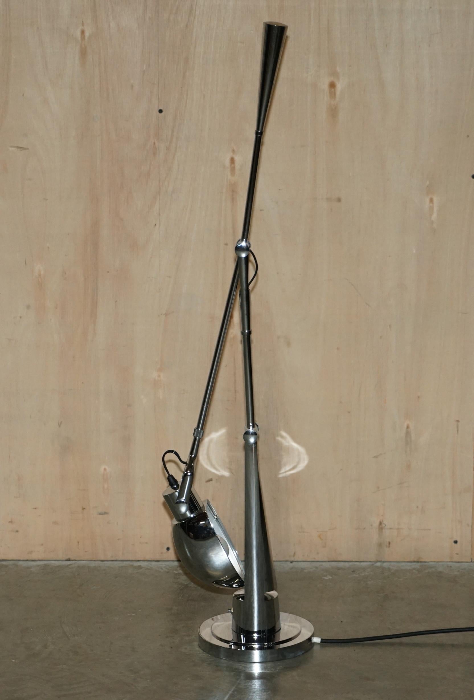 Extra Large Ralph Lauren Boom Arm Equilibrium Table Lamp Swivel Tilt Function 10