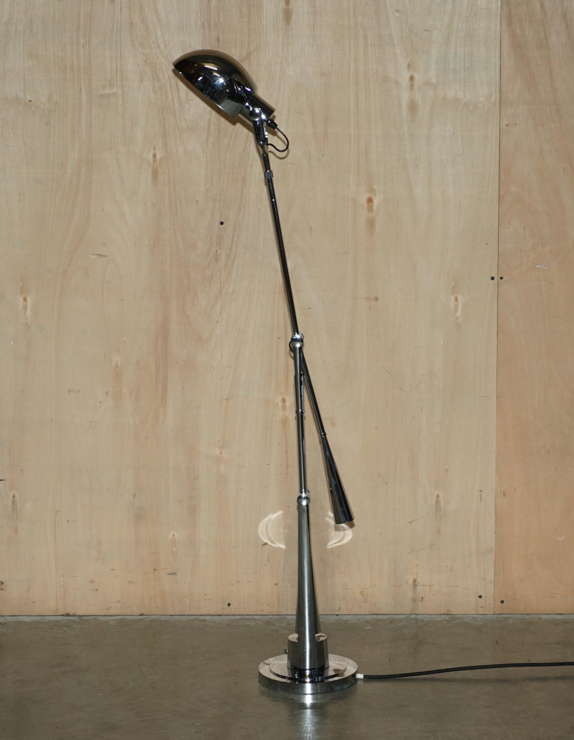 Extra Large Ralph Lauren Boom Arm Equilibrium Table Lamp Swivel Tilt Function 12