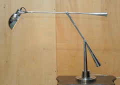 Extra Large Ralph Lauren Boom Arm Equilibrium Table Lamp Swivel Tilt Function