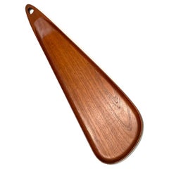 Extra Large Rare Solid Teak Freeform Tray by Digsmed