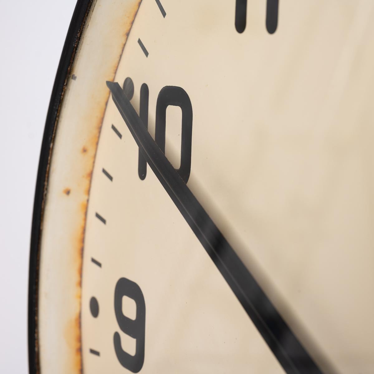 Extra Large Reclaimed Railway Station Clock by Gents of Leicester 6