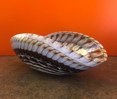 Extra Large "Seashell" Shaped Centerpiece Bowl by Yalos for Murano Glass
