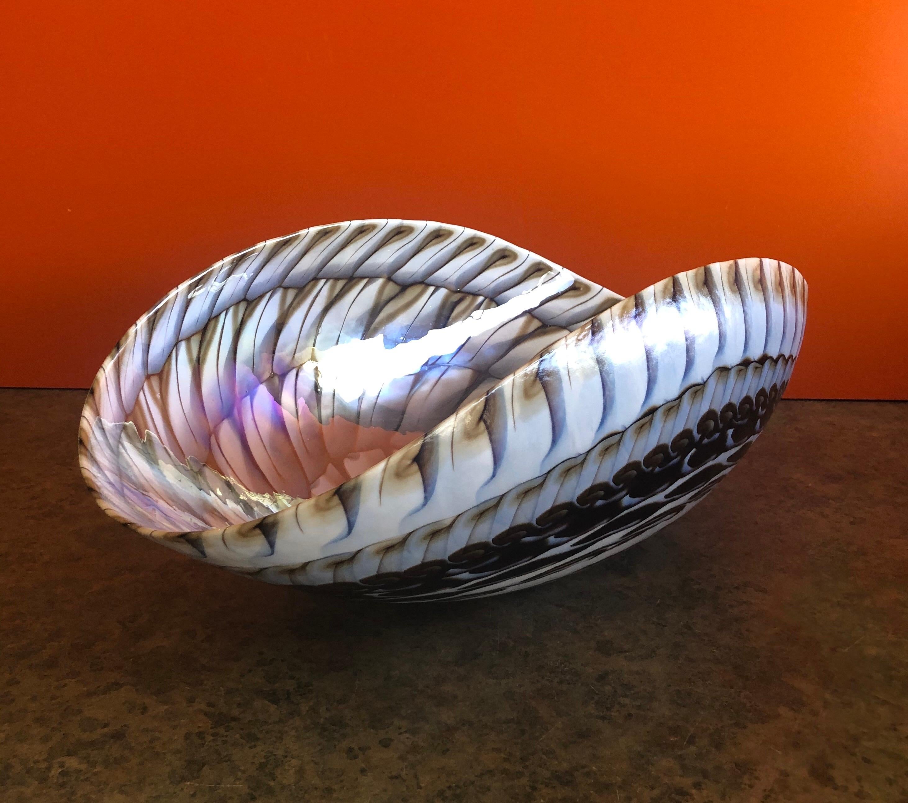 large seashell bowl