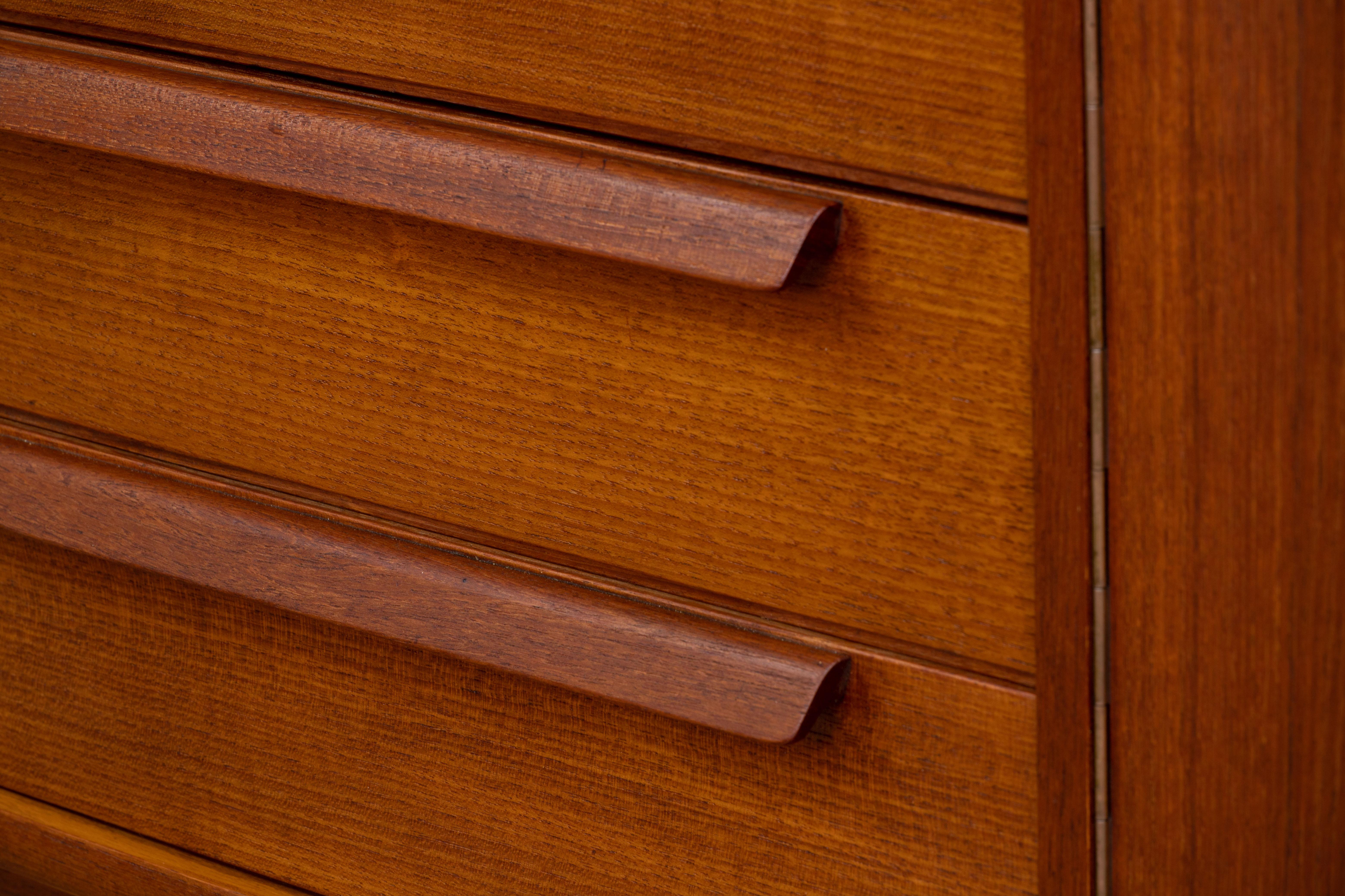 Extra-large sideboard in Teak, Denmark, 1960s 14