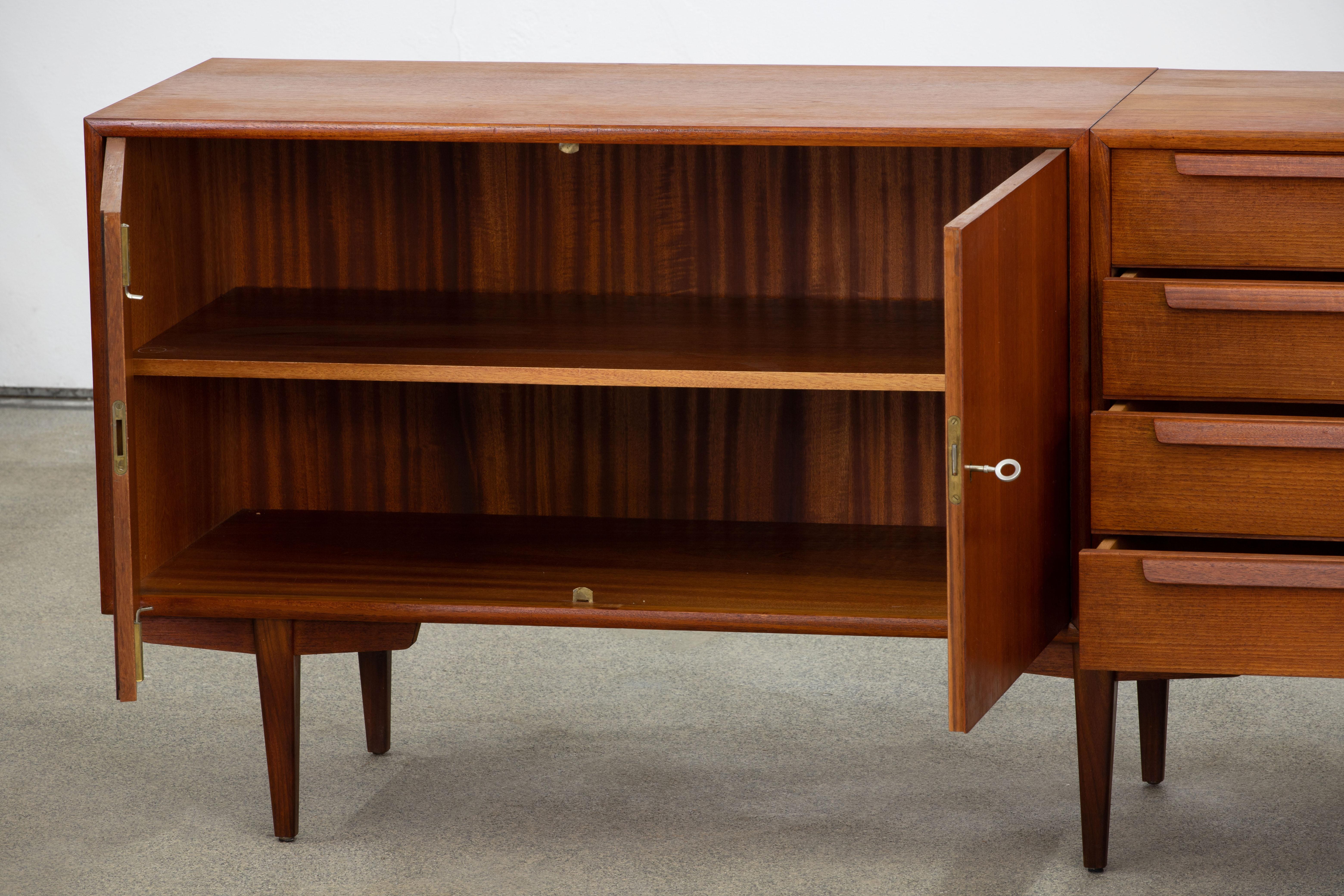 Extra-large sideboard in Teak, Denmark, 1960s 2