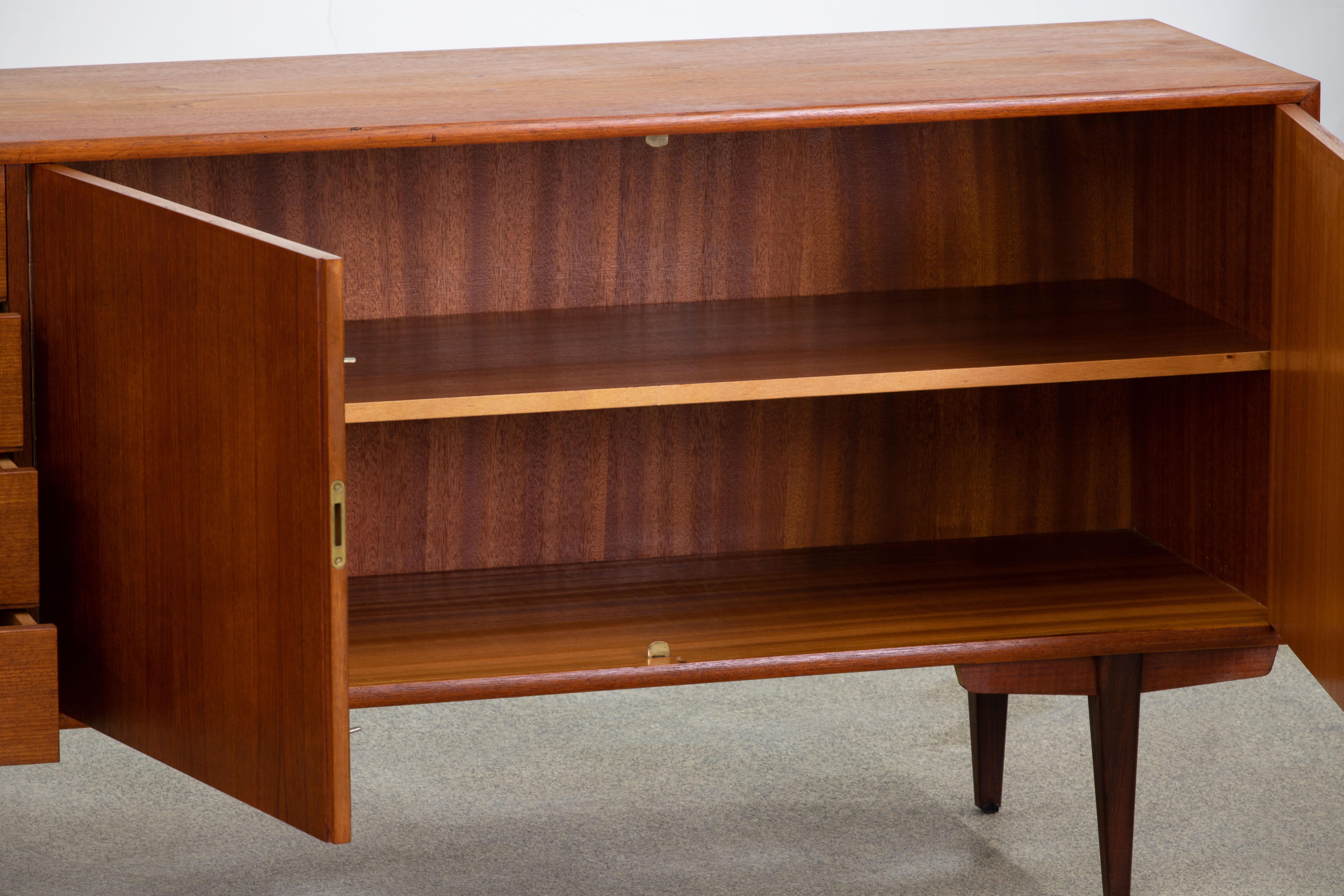 Extra-large sideboard in Teak, Denmark, 1960s 3