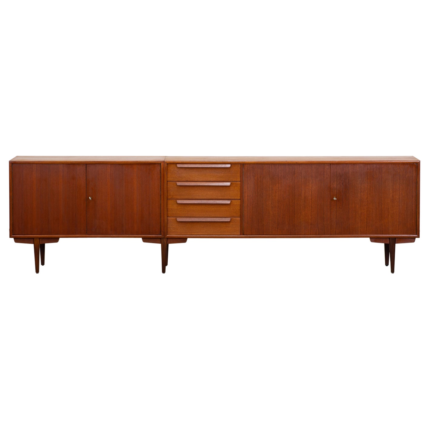 Extra-large sideboard in Teak, Denmark, 1960s