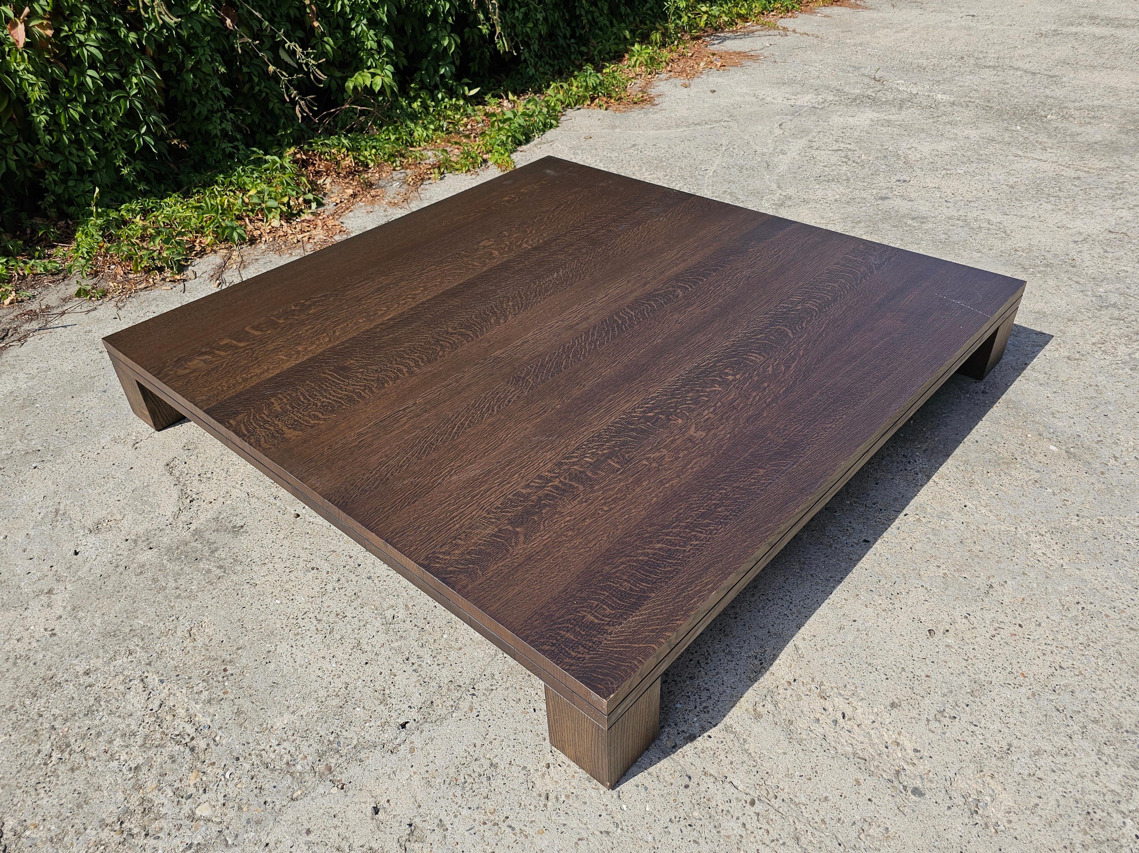 In this listing you will find an extremely rare Postmodern Extra Large Low Sofa Table 