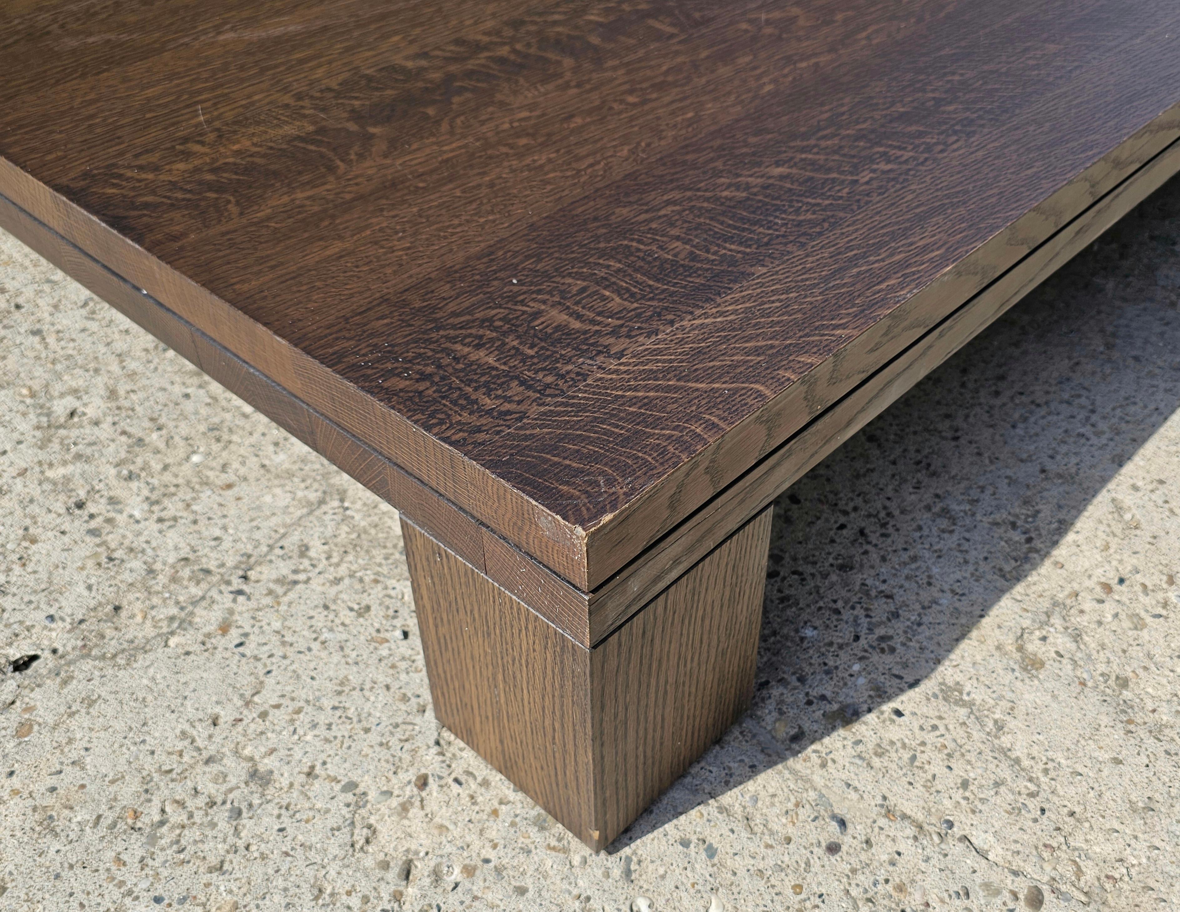 Dutch Extra Large Sofa Table by Marcel Wanders for Moooi done in solid oak For Sale