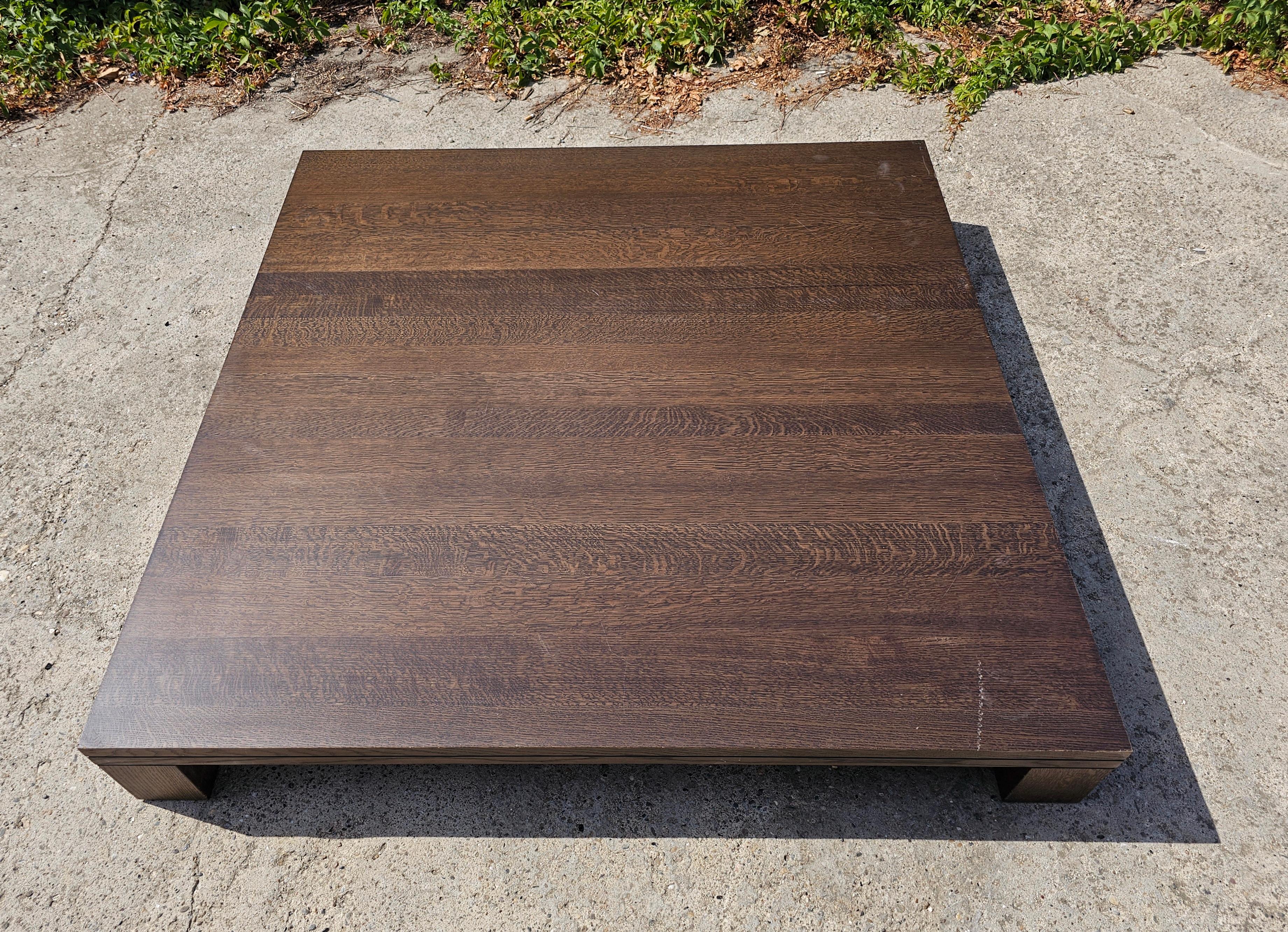 Extra Large Sofa Table by Marcel Wanders for Moooi done in solid oak In Good Condition For Sale In Beograd, RS