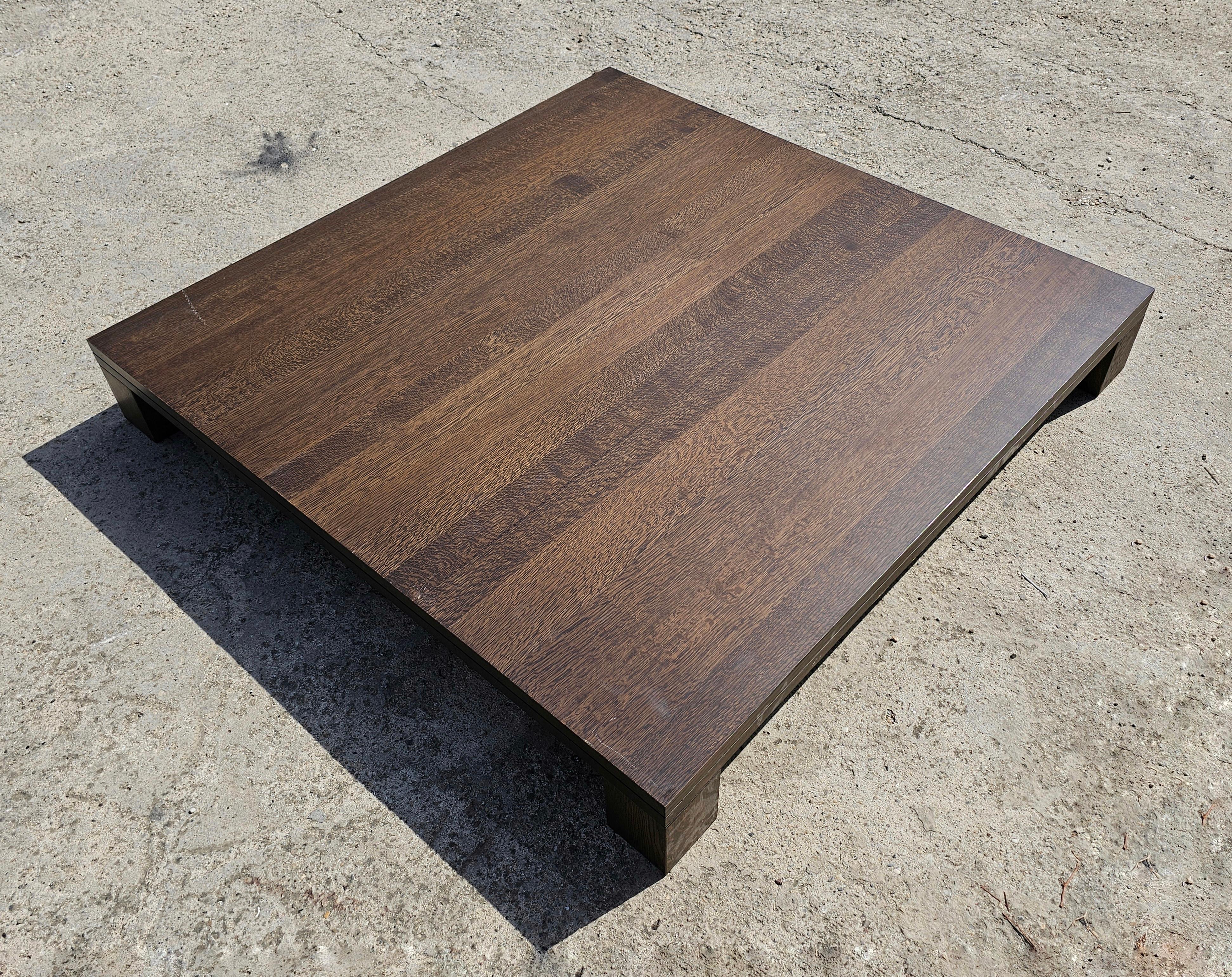 Oak Extra Large Sofa Table by Marcel Wanders for Moooi done in solid oak For Sale