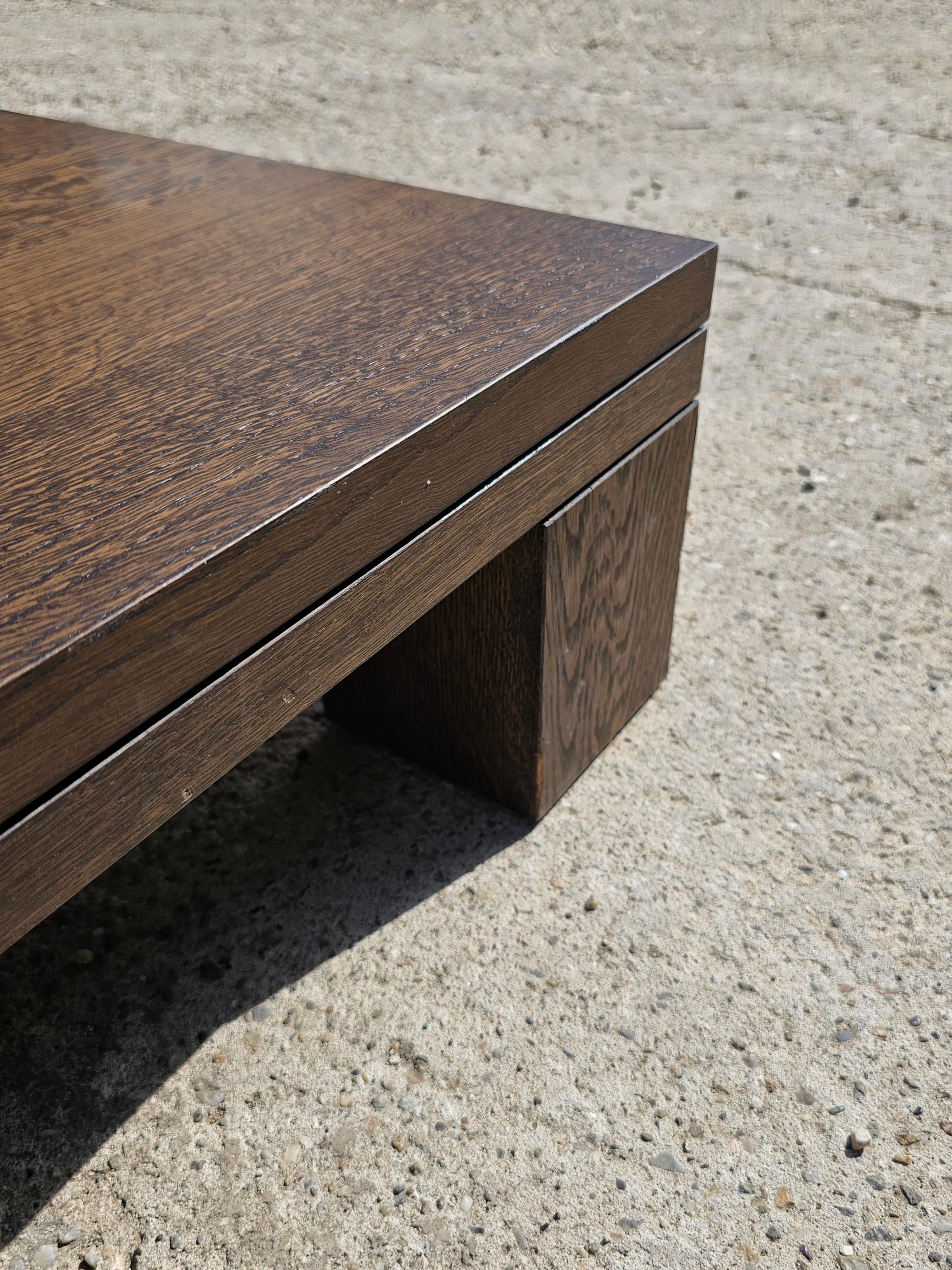 Extra Large Sofa Table by Marcel Wanders for Moooi done in solid oak For Sale 1