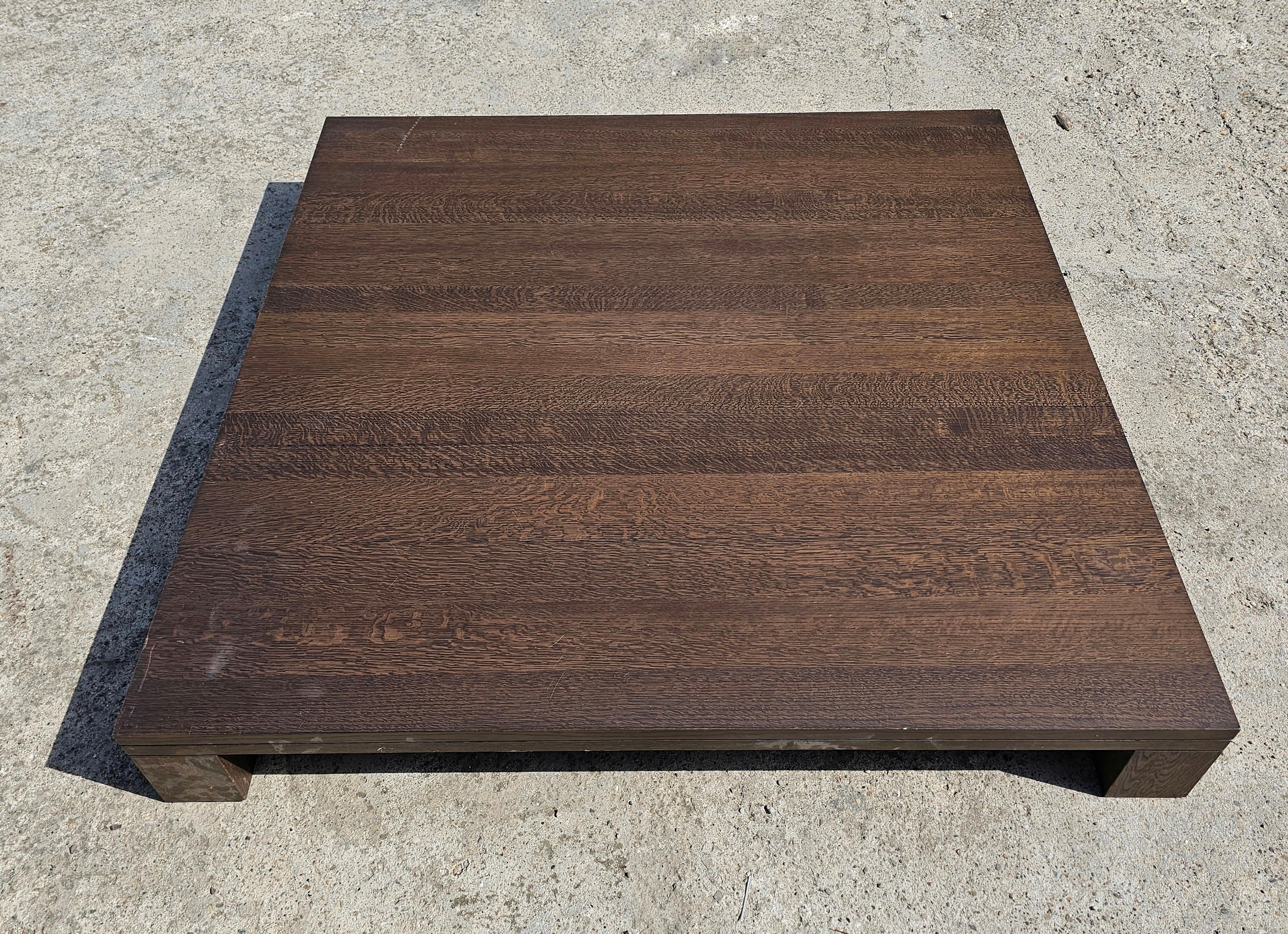 Extra Large Sofa Table by Marcel Wanders for Moooi done in solid oak For Sale 2