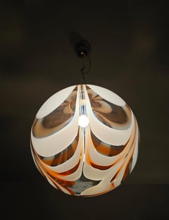 Extra Large Spheric Murano Glass Pendant, Italy 1960s