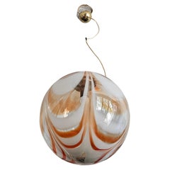 Extra Large Spheric Murano Glass Pendant, Italy 1960s