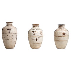 Extra Large Stoneware Wine Jars, China, circa 1810