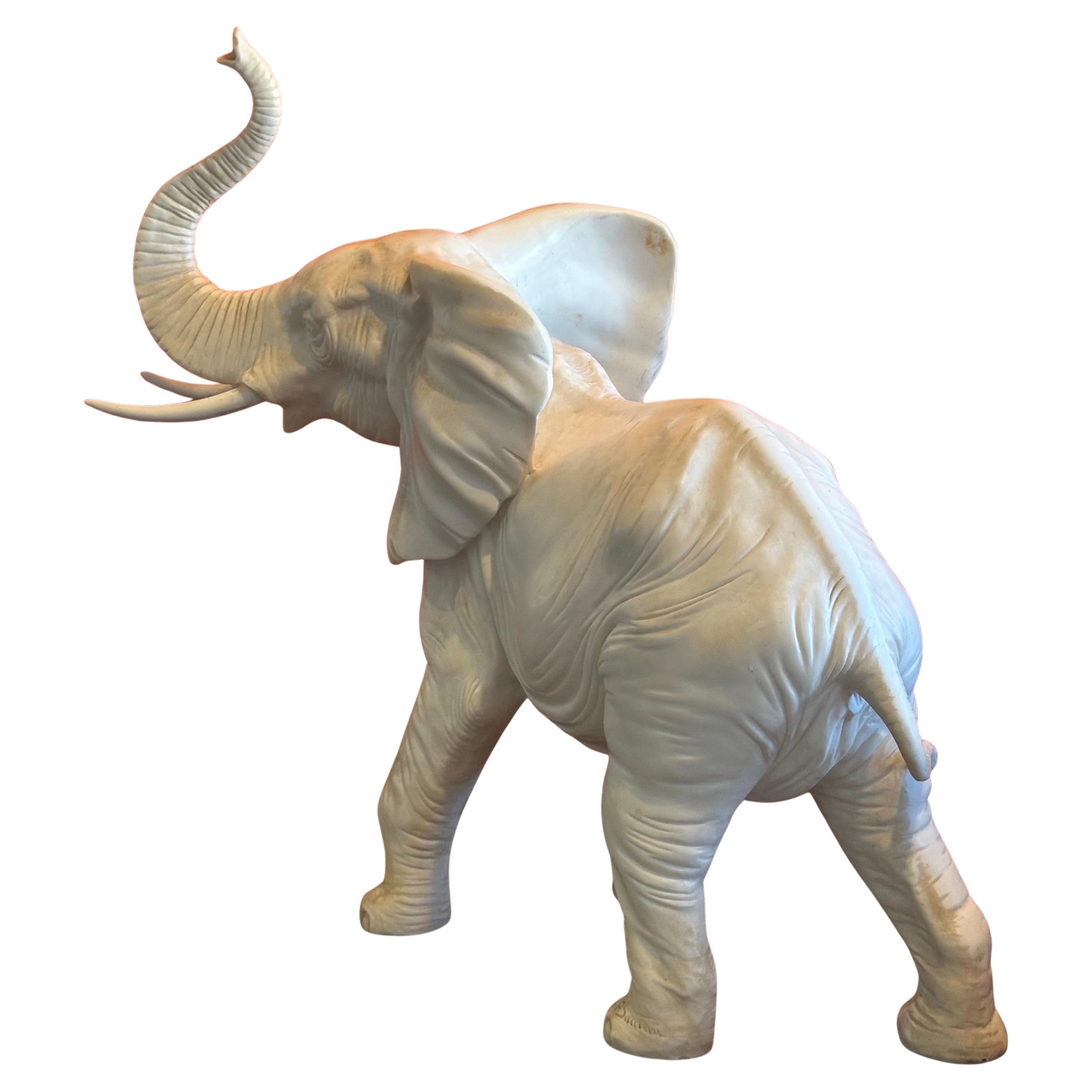 Mid-Century moderno Elefante africano stilizzato extra large di A. Santini in vendita