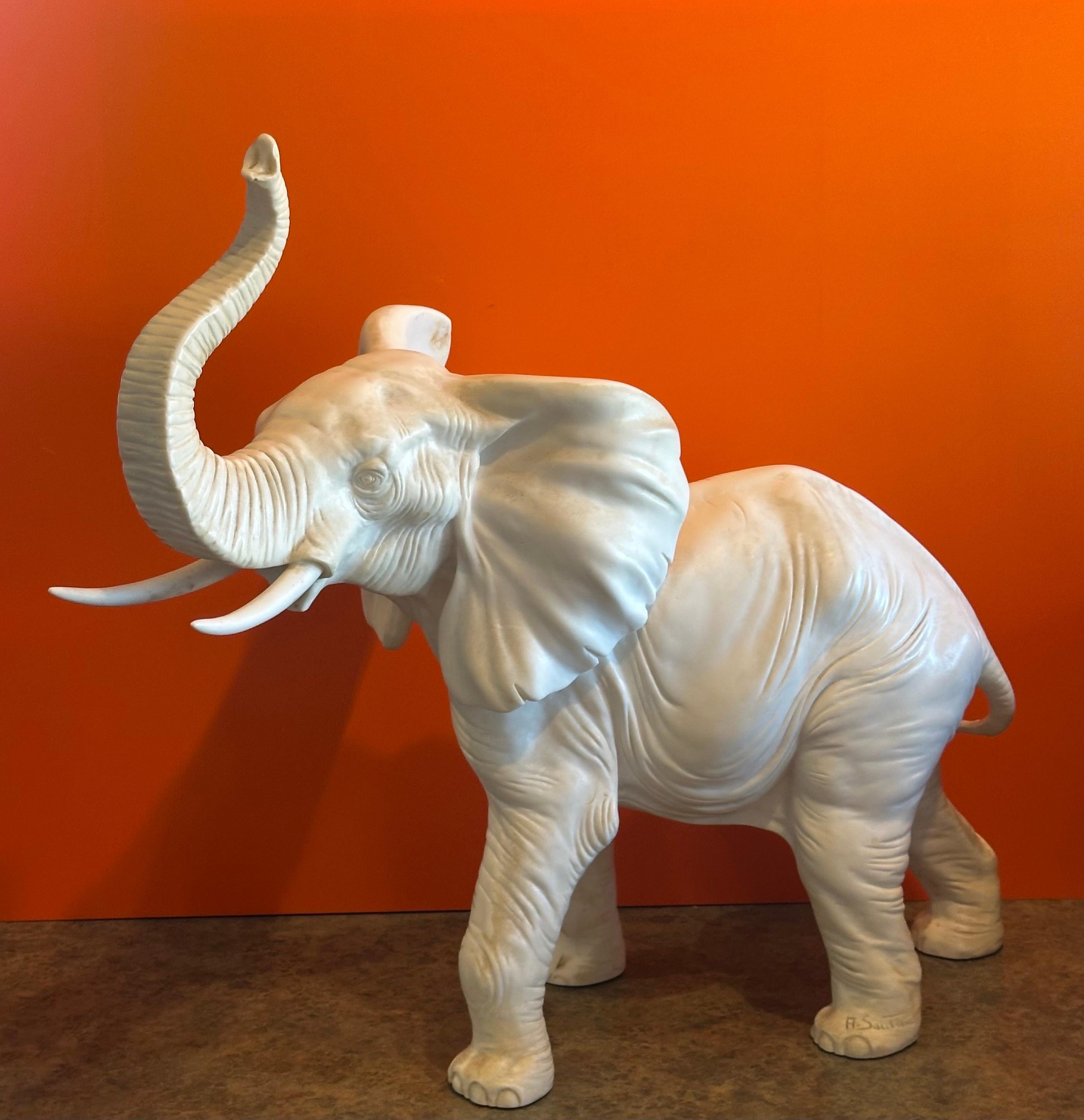 Elefante africano stilizzato extra large di A. Santini In condizioni buone in vendita a San Diego, CA