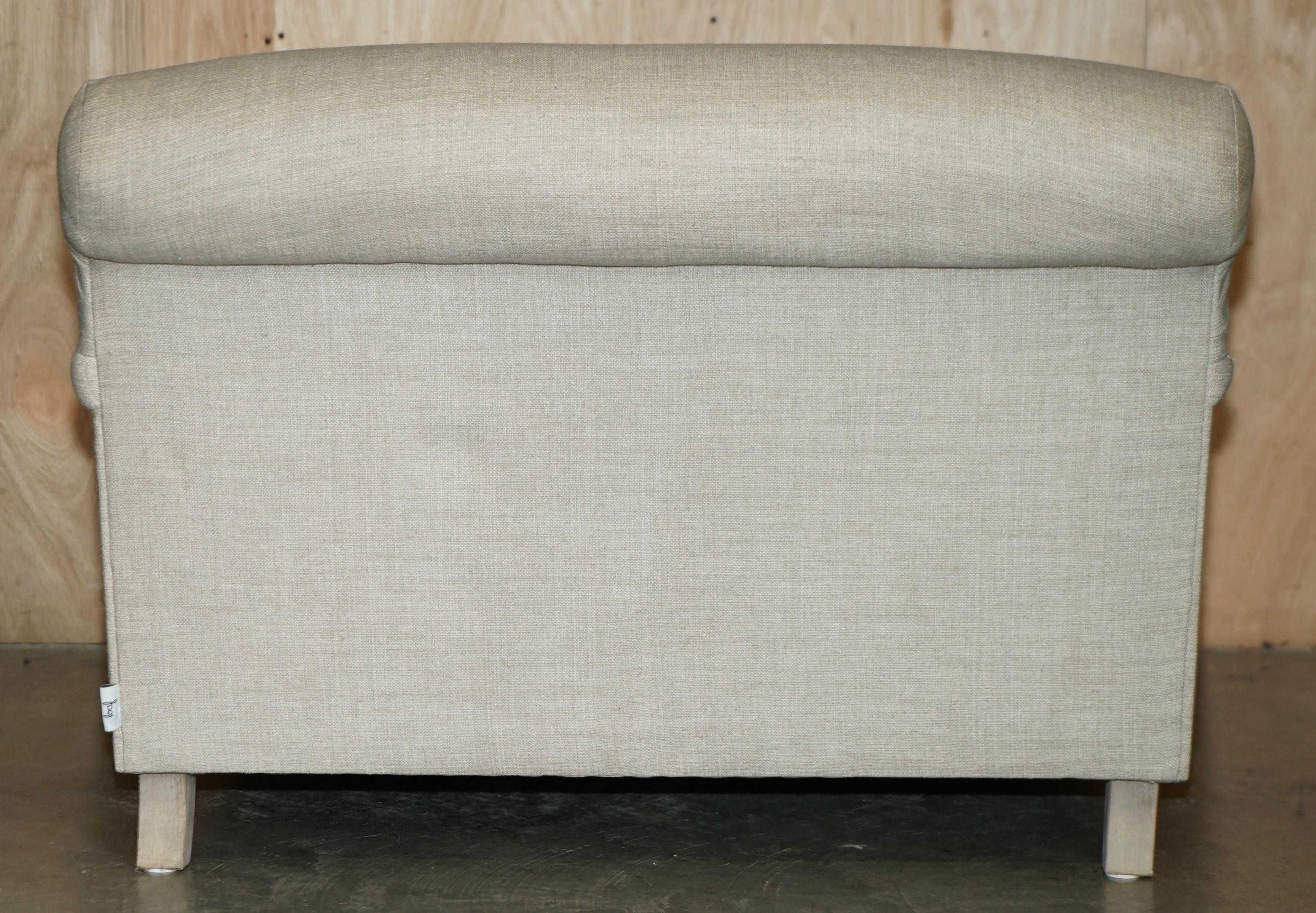 EXTRA LARGE SUPER COMFORTABLE LOAF PUDDING LOVE SEAT CHAISE LOUNGE ARMCHAiR 5