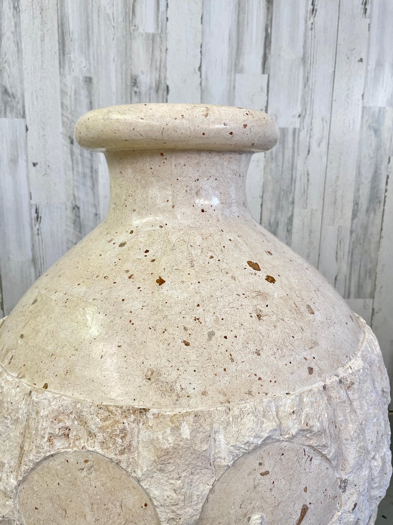 Extra Large Tessellated Stone Floor Vase For Sale at 1stDibs extra