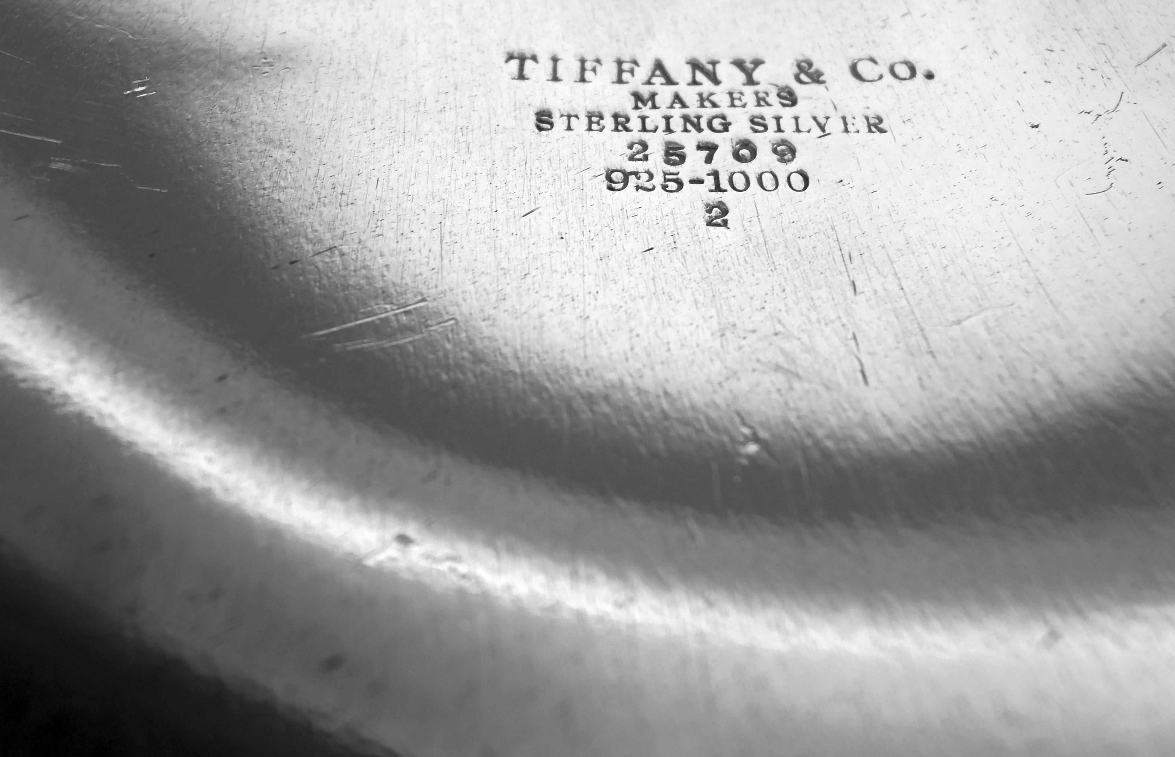 Extra Large Tiffany Midcentury Modern Sterling Silver Apple Ice Bucket For Sale 5