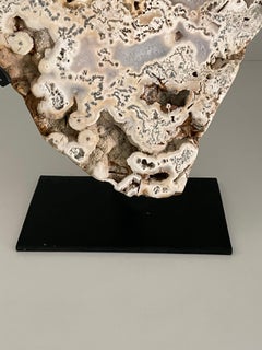 Sculpture extra-large en agate d'arbre, Brésil