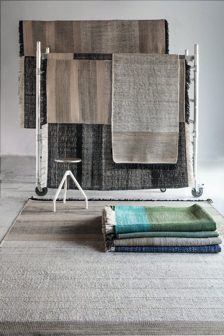 Modern Extra Large 'Tres' Hand-Loomed Rug for Nanimarquina For Sale