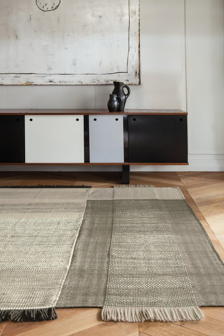Hand-Woven Extra Large 'Tres' Hand-Loomed Rug for Nanimarquina For Sale