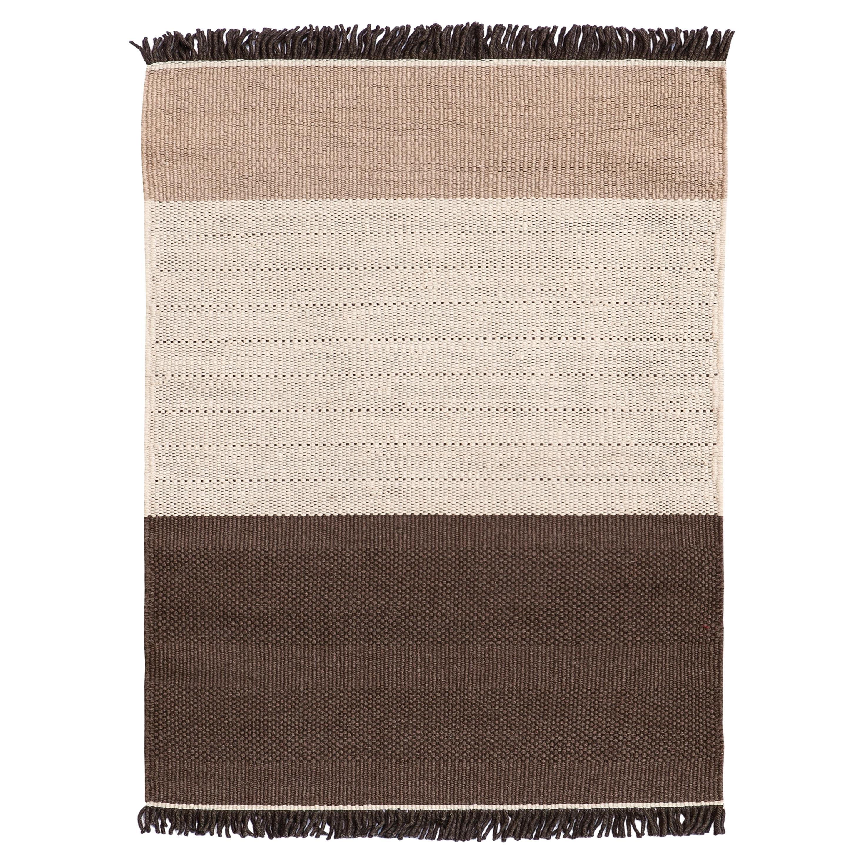 Großer handgewobener Teppich 'Tres Stripes' für Nanimarquina im Angebot 2