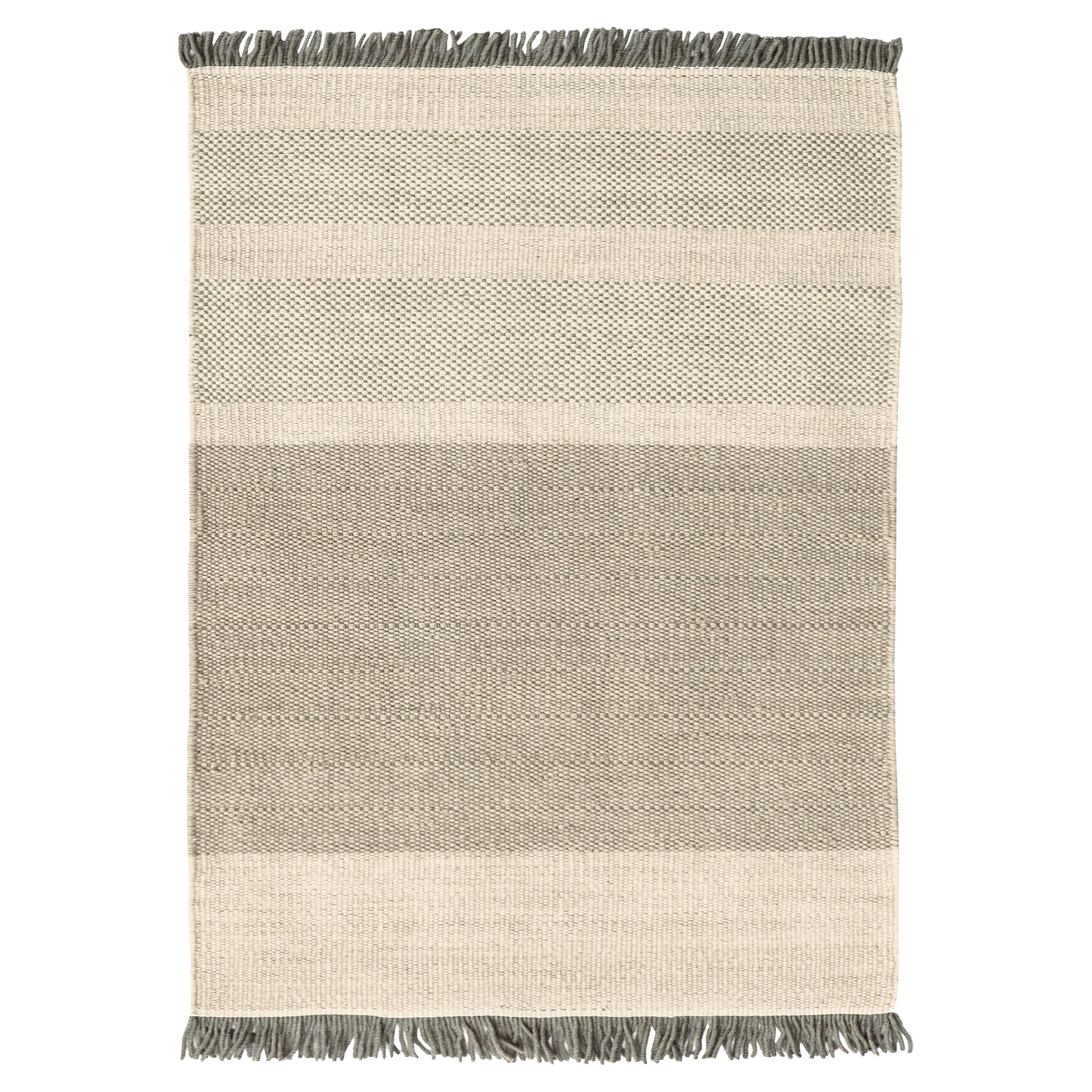 Großer handgewobener Teppich 'Tres Stripes' für Nanimarquina (Handgewebt) im Angebot