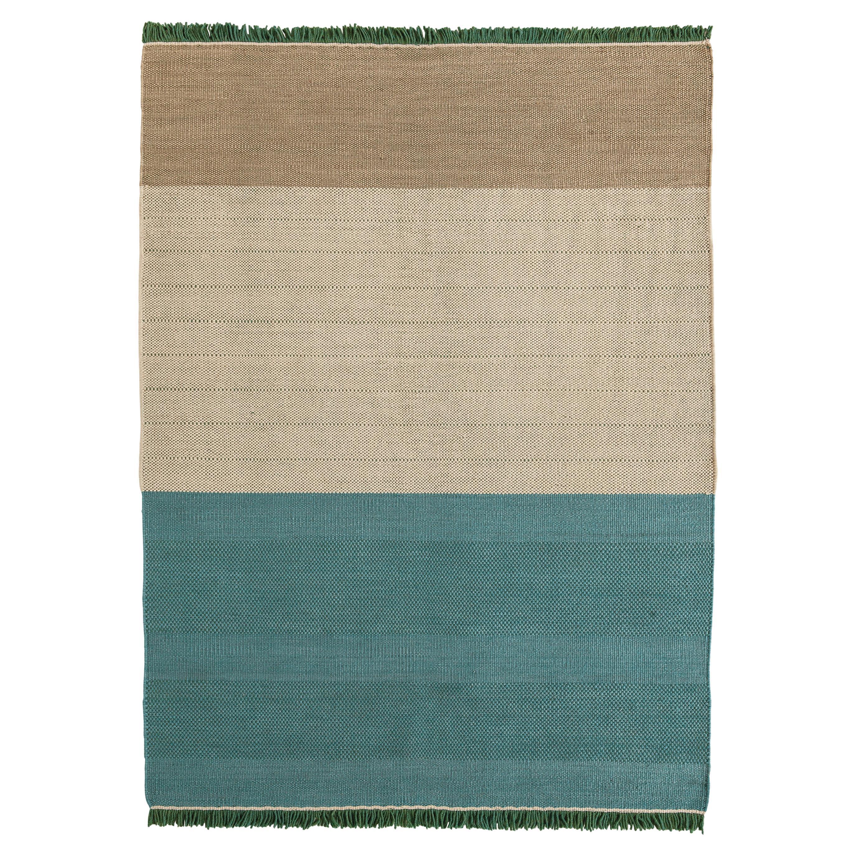 Extra Large 'Tres Stripes' Hand-Loomed Rug for Nanimarquina In New Condition For Sale In Glendale, CA