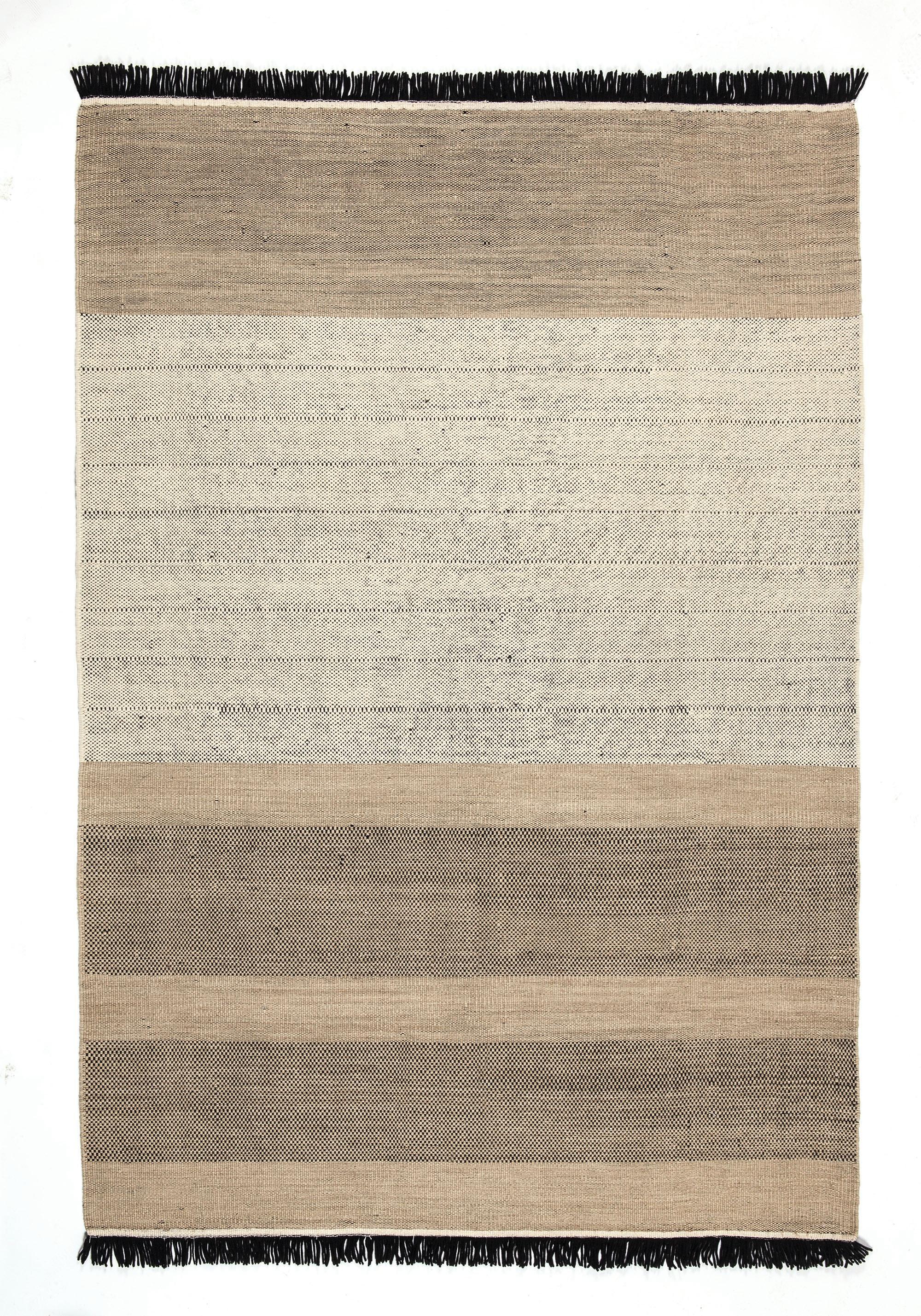 Großer handgewobener Teppich 'Tres Stripes' für Nanimarquina im Angebot 1