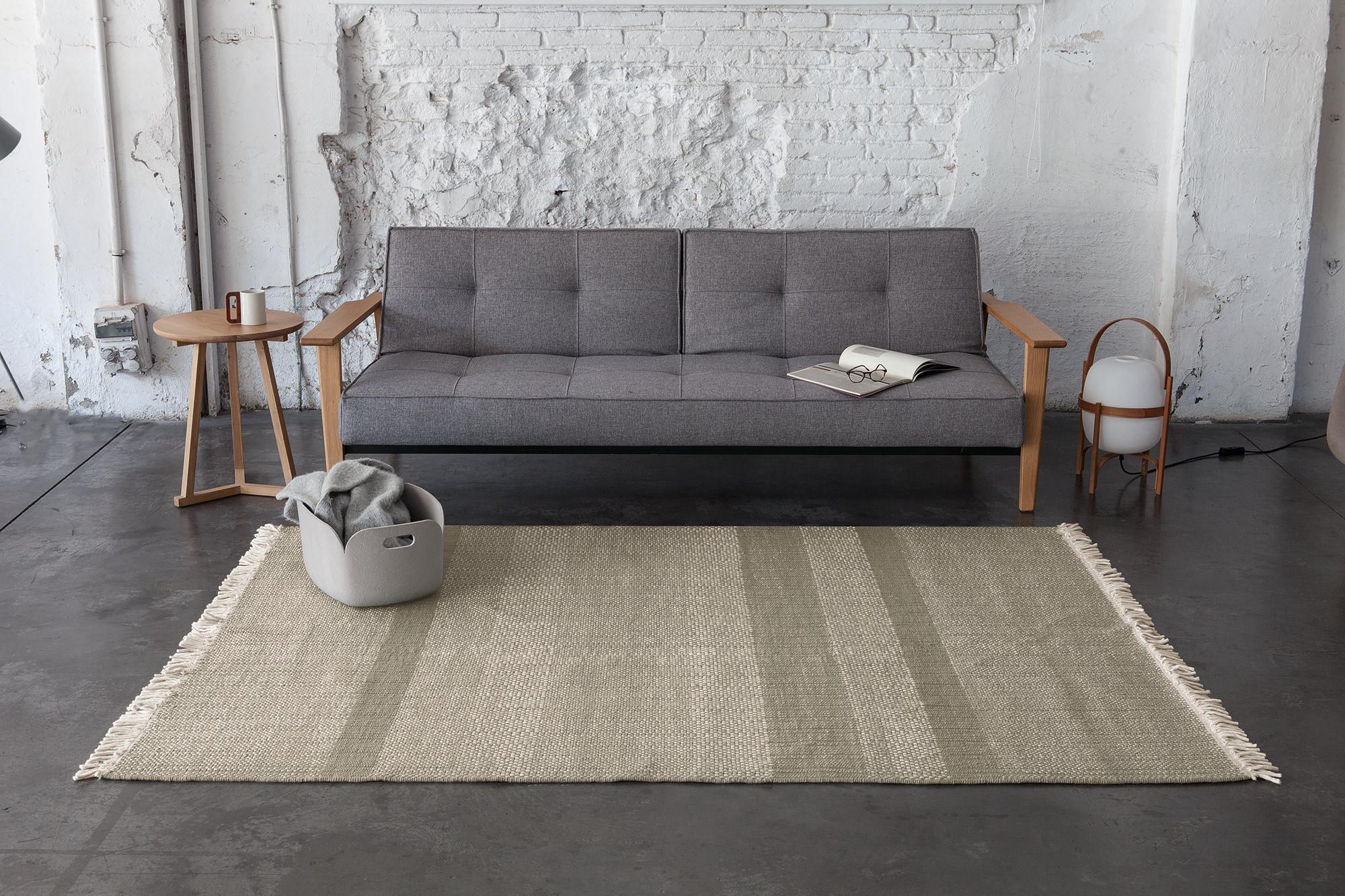 Modern Extra Large 'Tres Texture' Hand-Loomed Rug for Nanimarquina For Sale