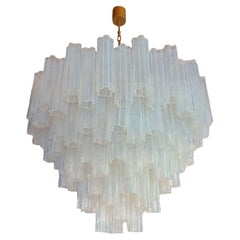 Extra Large Tronchi Murano Glass Chandelier by Venini