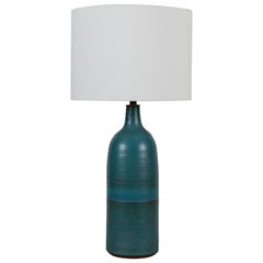 Extra Large Turquoise Bottle Lamp by Victoria Morris for Lawson-Fenning