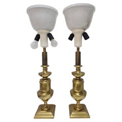 Extra Large Urn-Shaped Table Lamps done in Bronze, France 1960s
