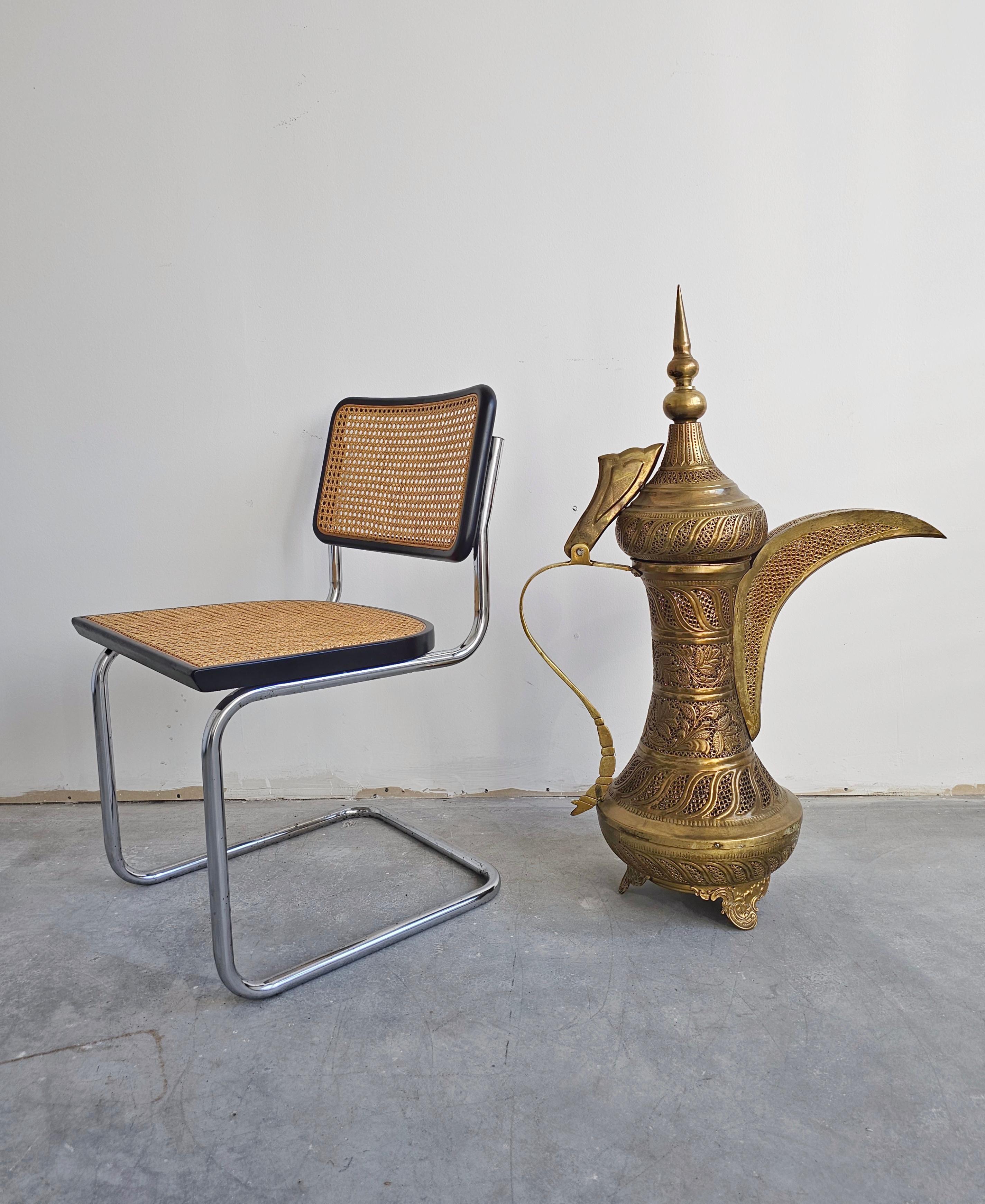 Tribal Extra Large Vintage Arabian Night done in pierced brass, Morocco 1950s For Sale