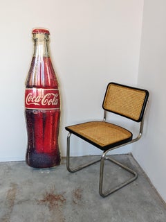 Extra Large Vintage Coca-Cola contour bottle advertising sign, USA 1980s