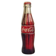 Extra Large Vintage Coca-Cola contour bottle advertising sign, USA 1980s