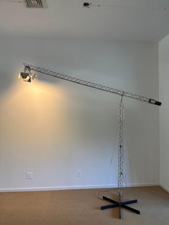 Extra Large Vintage Curtis Jeré Crane Floor Light