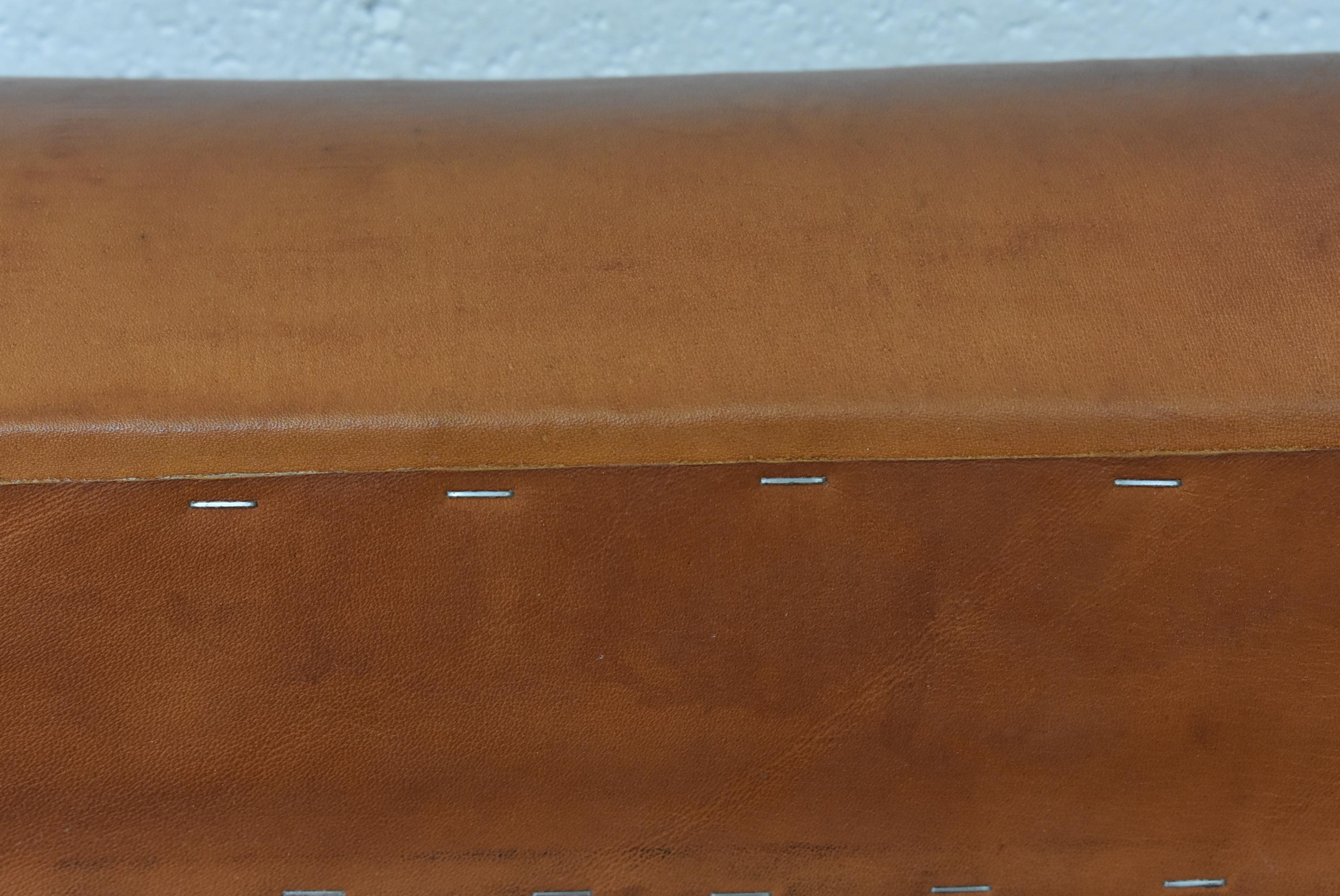 large leather headboard