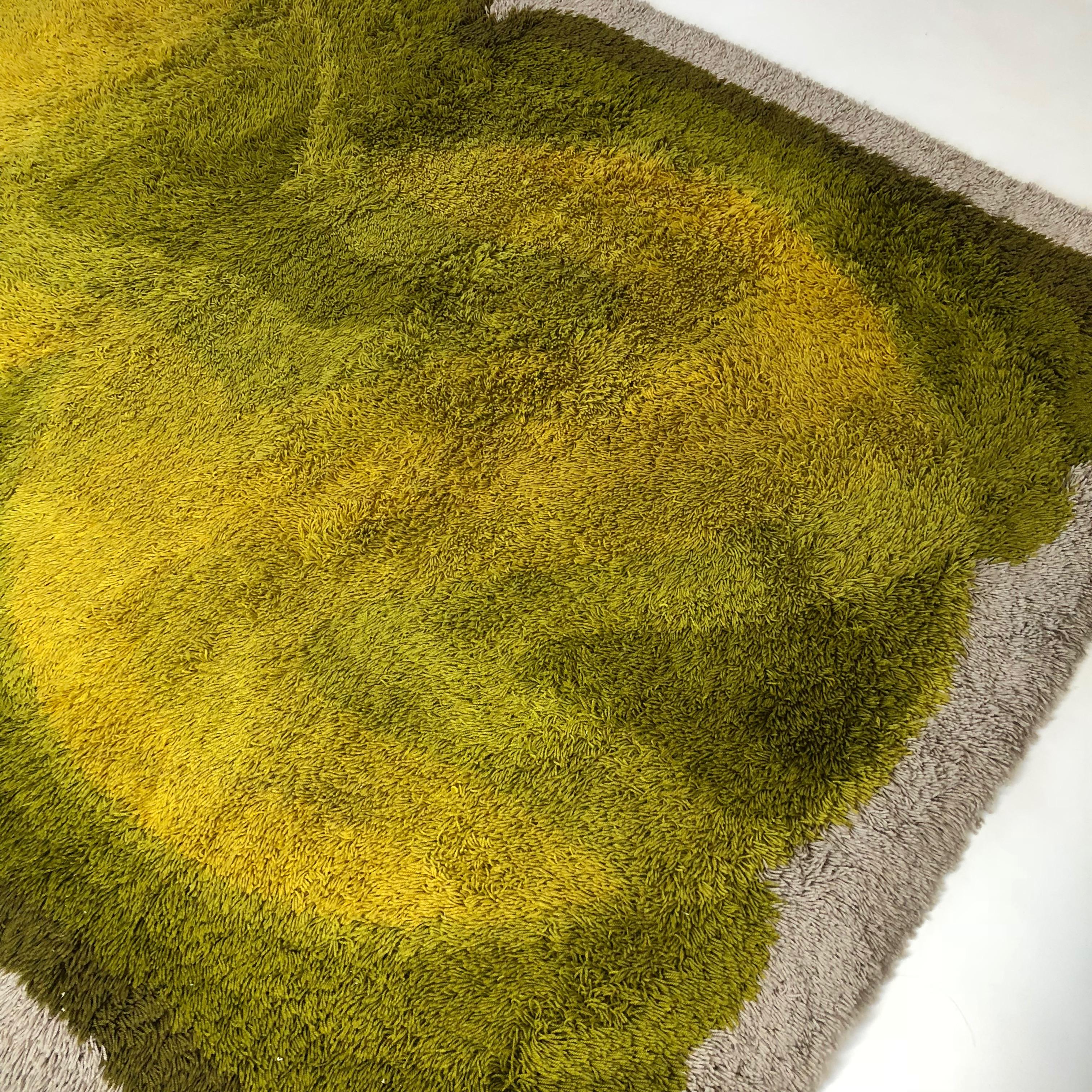 Extra Large Vintage Multi-Color High Pile Rug by Desso, Netherlands, 1970s In Good Condition In Kirchlengern, DE
